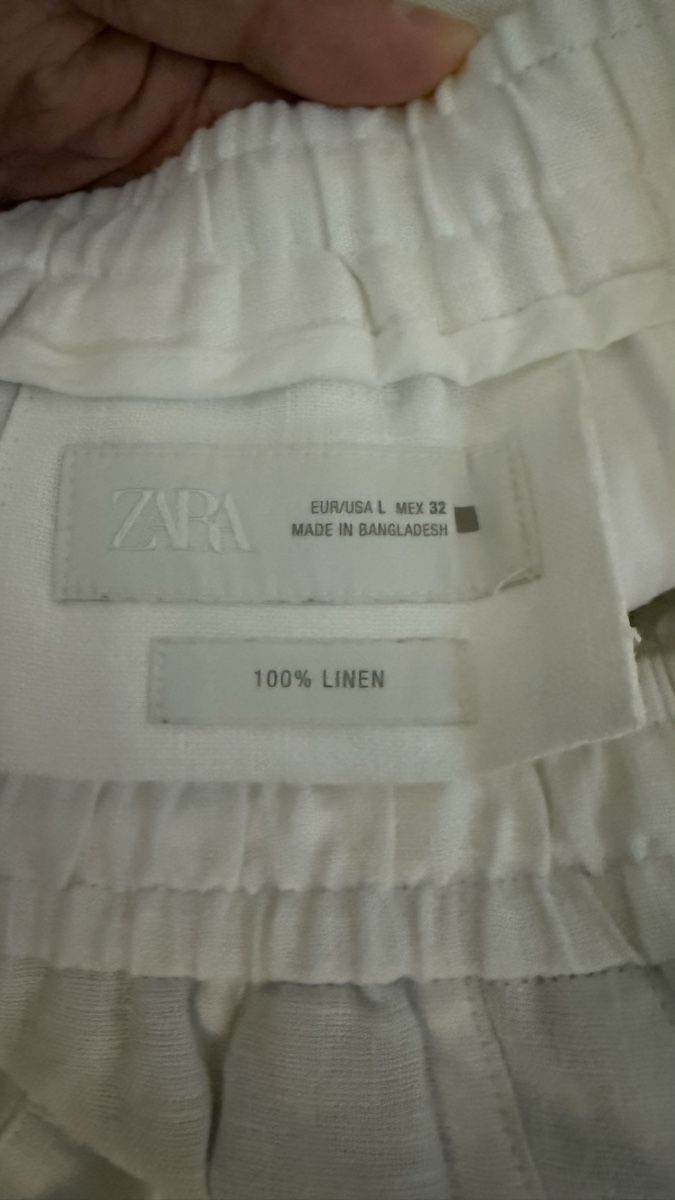 Zara Pantaloni: Zara Leinenhose grösse L – Usato da winikon venduto da lfisch04 1