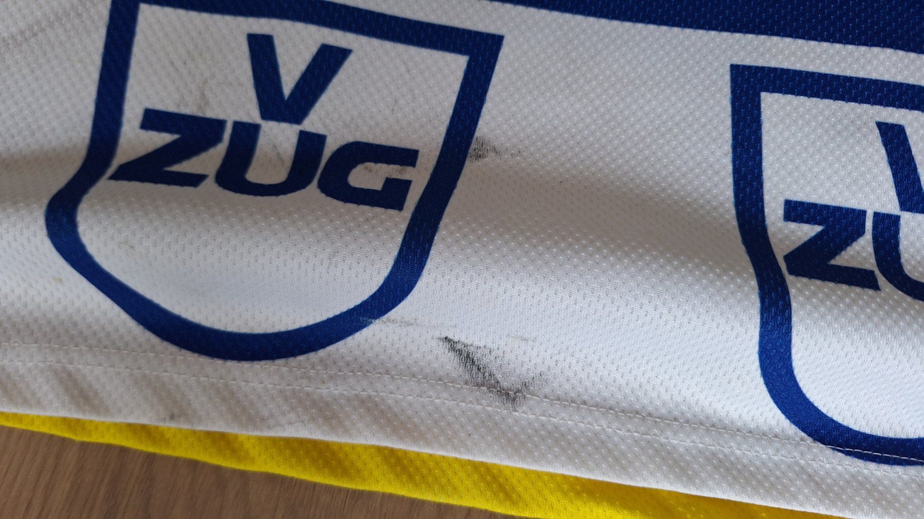 Jako Canottiere & Pantaloni: PATRICK DELLA ROSSA GAME WORN JERSEY 2005 - 2006 EV ZUG – Usato da Vufflens-la-Ville venduto da ClaudeGiroux1974 2