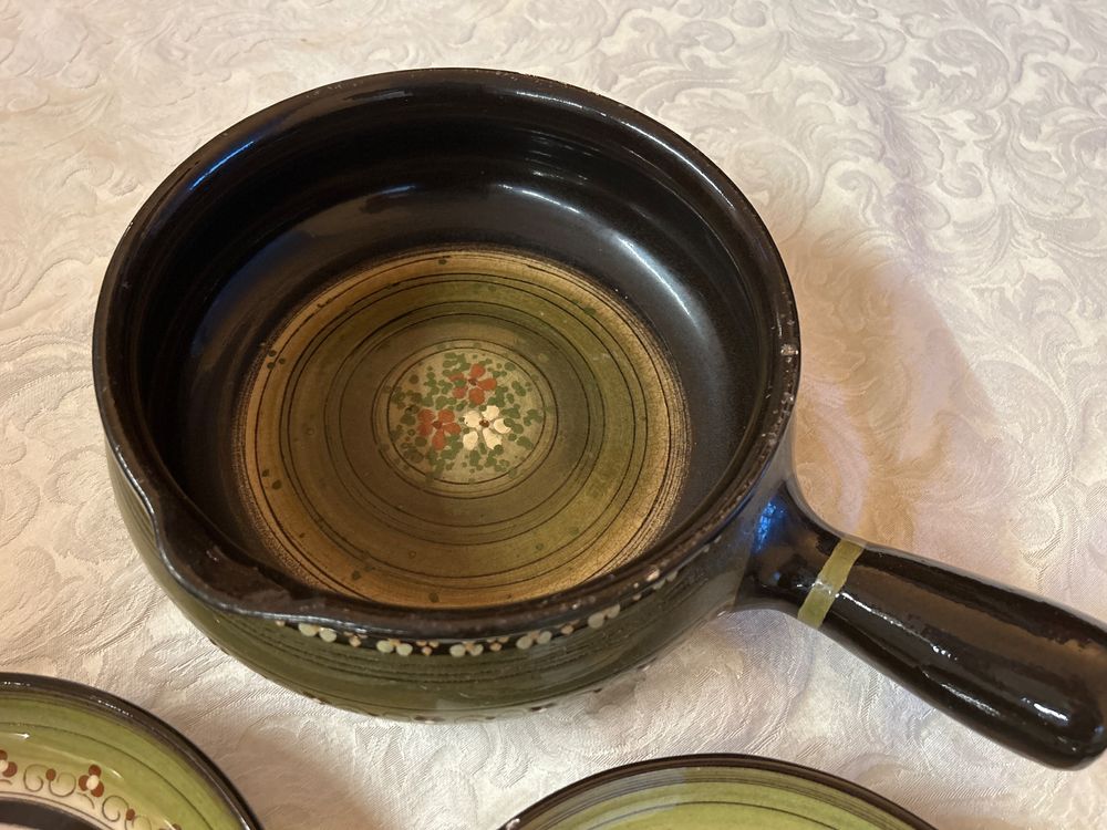 Vintage Fondueset Rheinfelden Handarbeit Keramik Kaufen auf Ricardo