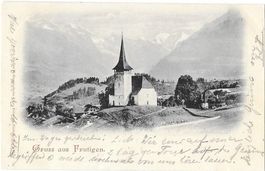 Frutigen Teilansicht mit Kirche
