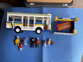 Playmobil 3782 bus + Abribus 1988