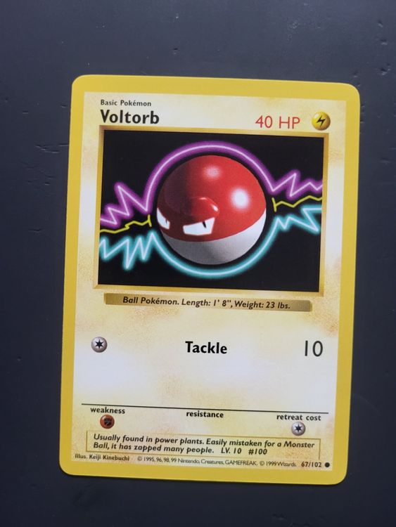 Pokemon Voltorb shadowless Base set (Gebraucht) in oberbuchsiten für ...
