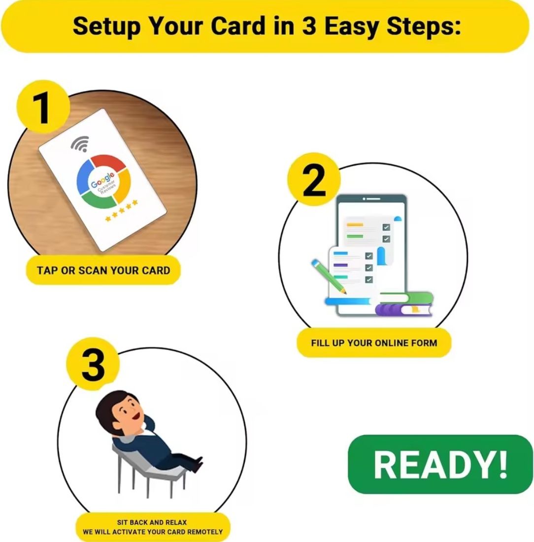 Cartoline: Google Review NFC Card neu – Nuovo (secondo la descrizione) da Gerlafingen venduto da Dhakala 4