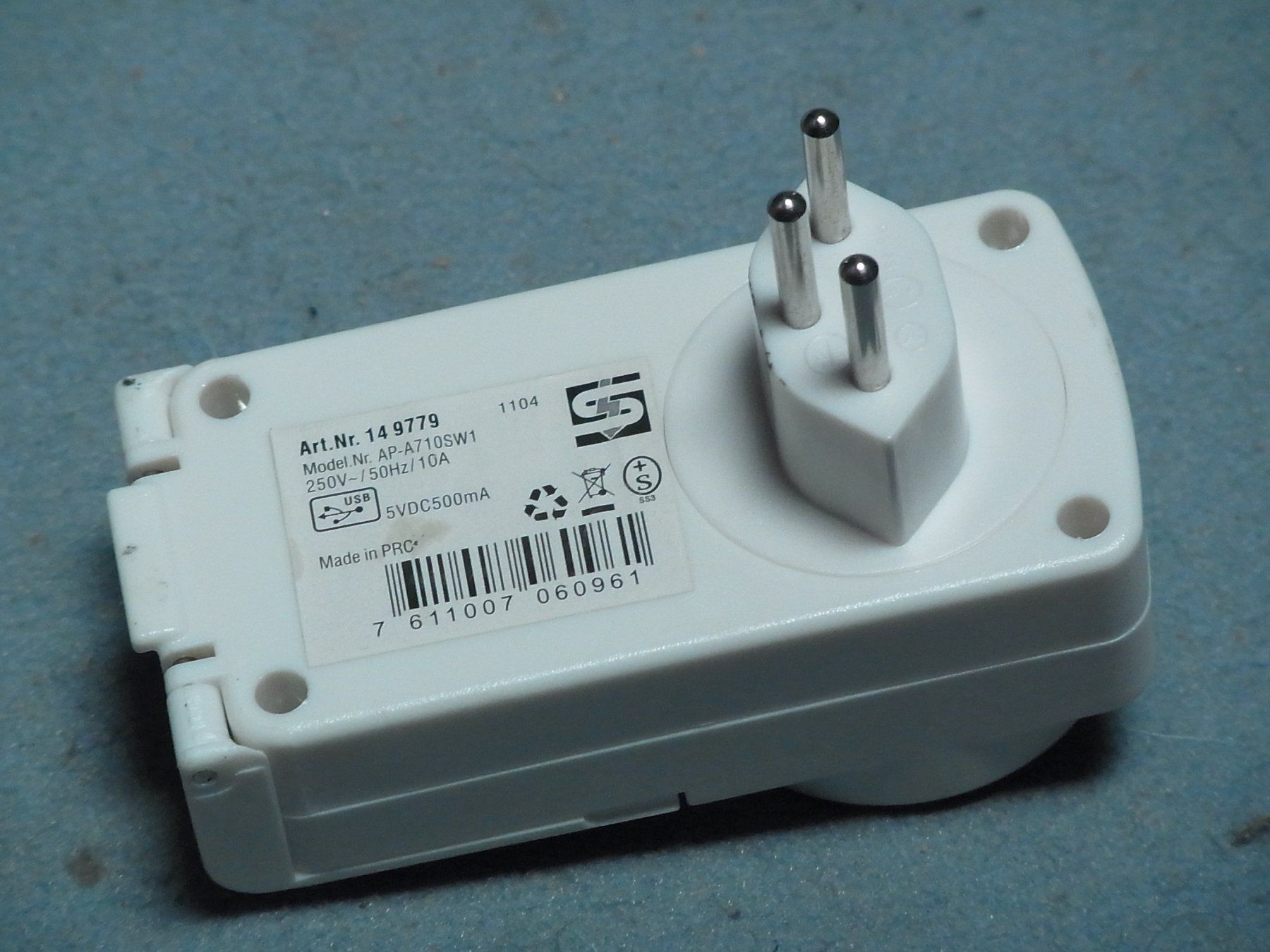 Caricabatterie: CH Steckdose mit USB 5V Handy Ladegerät #WZ2 – Usato da Dietikon venduto da Baro4 1