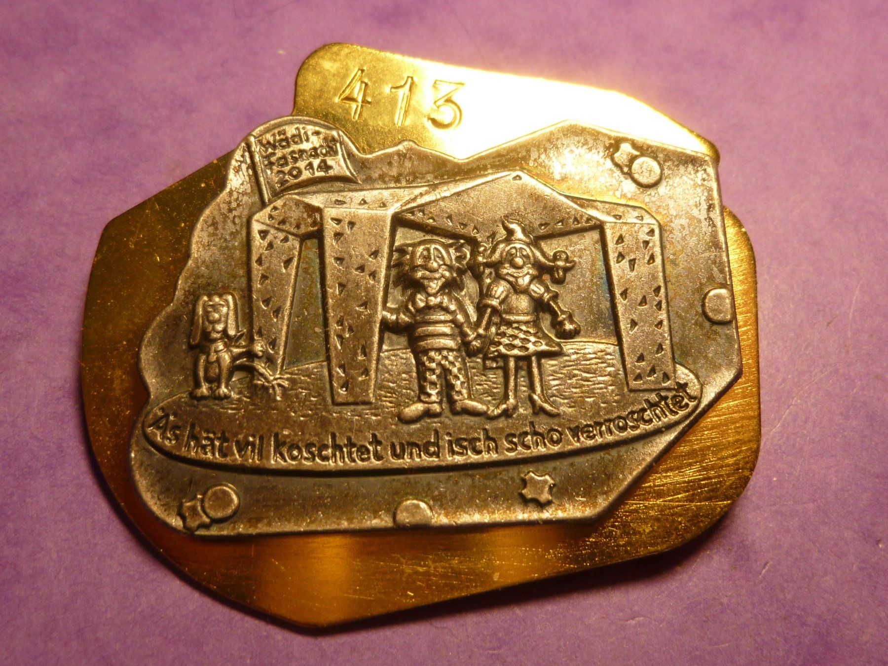 Placchette & Badge: WÄDENSWIL 2014 GOLD – Usato da Ried (Muotathal) venduto da Mandarin02