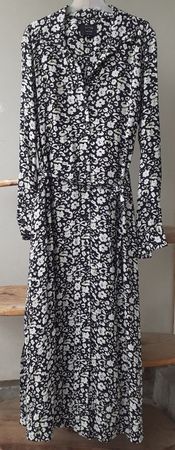 Silver Creek langes Viscosekleid, 36
