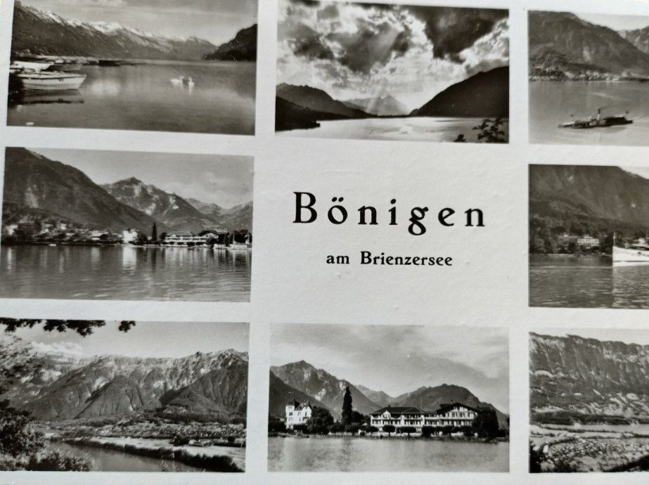 Cartoline postali: Ansichtskarte Bönigen am Brienzersee 1955 – Usato da Wildhaus venduto da Hukwildhaus 2