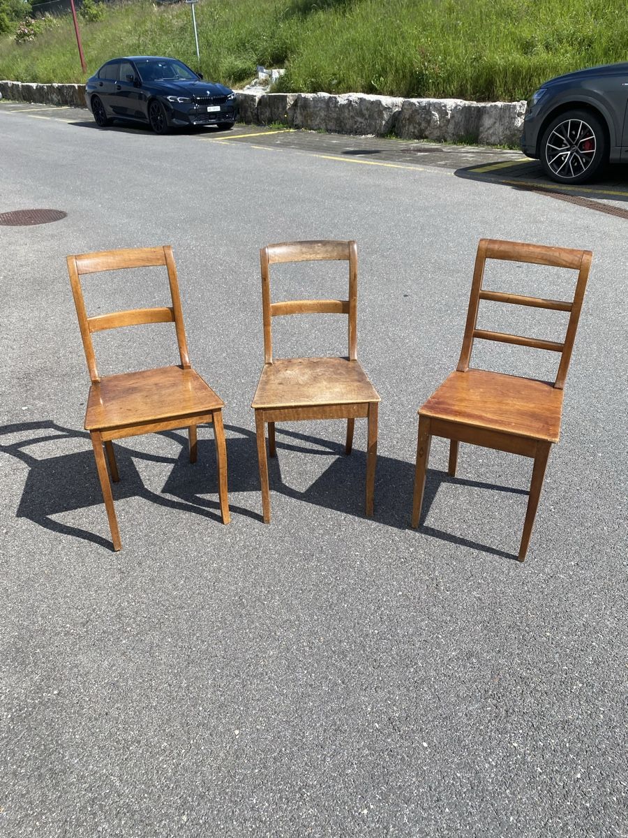 Sedie: Lot de 3 chaises vaudoises  – Usato da Lausanne venduto da Csamadhi