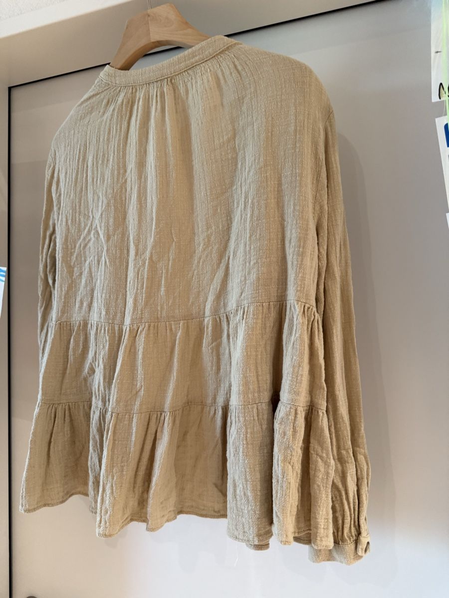 Zara Camicette: Zara Bluse Beige Gr. S. – Usato da Volketswil venduto da habibeoez 3