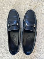 Loafer Tod's Leder dunkelblau Grösse 38 guter Zustand