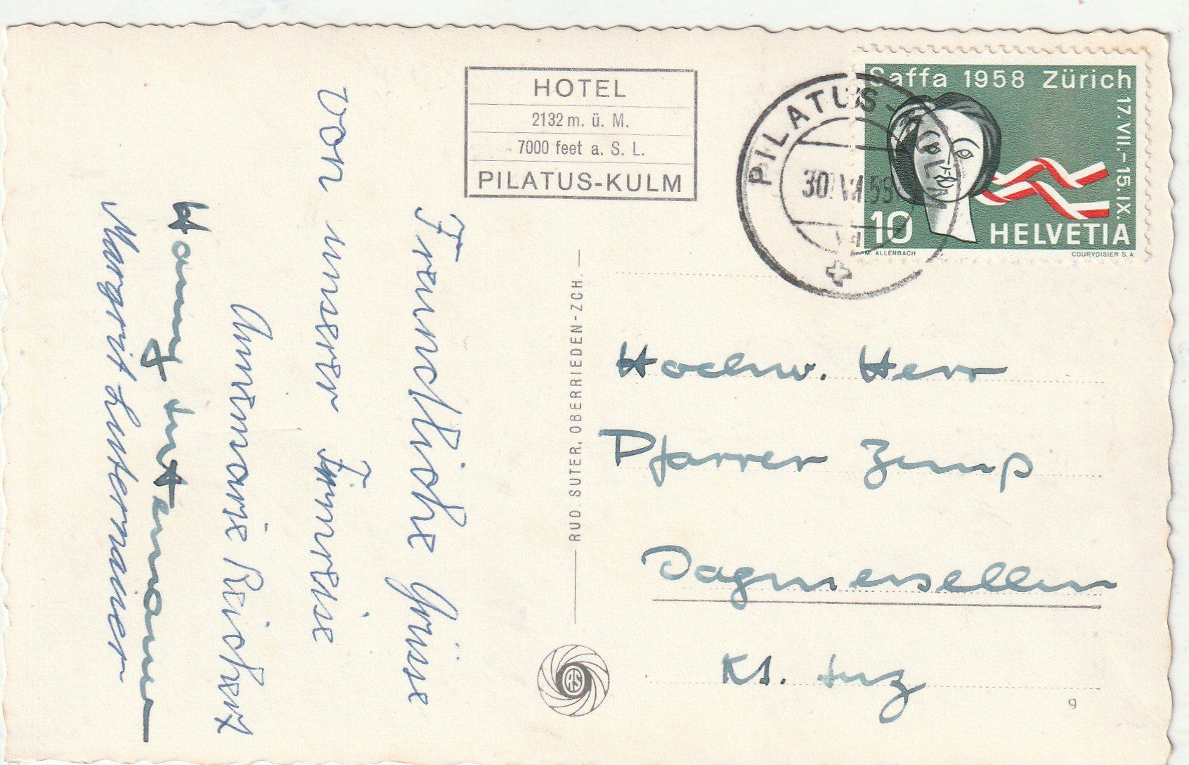 Cartes postales: Pilatusbahn – D'occasion à Lumbrein par made02 1