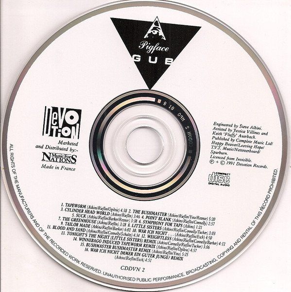 CD: Pigface – Gub – Usato da St.Gallen venduto da jalamusic 2