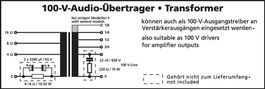 Leistungs-Audio-Transformator 50Wrms