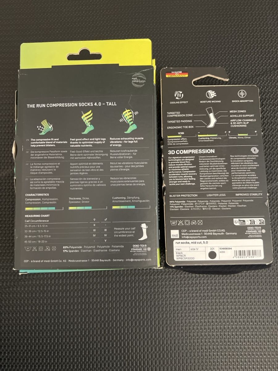 Calze: Herren CEP Laufsocken Bundle – Nuovo e nell'imballaggio originale da Obfelden venduto da running_mike 1