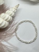 Bergkristall Armband 4 mm mit Silber 925