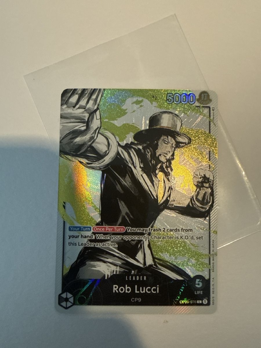 Bandai Sammelbilder & Trading cards: One Piece TCG OP03-076 Rob Lucci – Neu (gemäss Beschreibung) aus Dübendorf von godpack