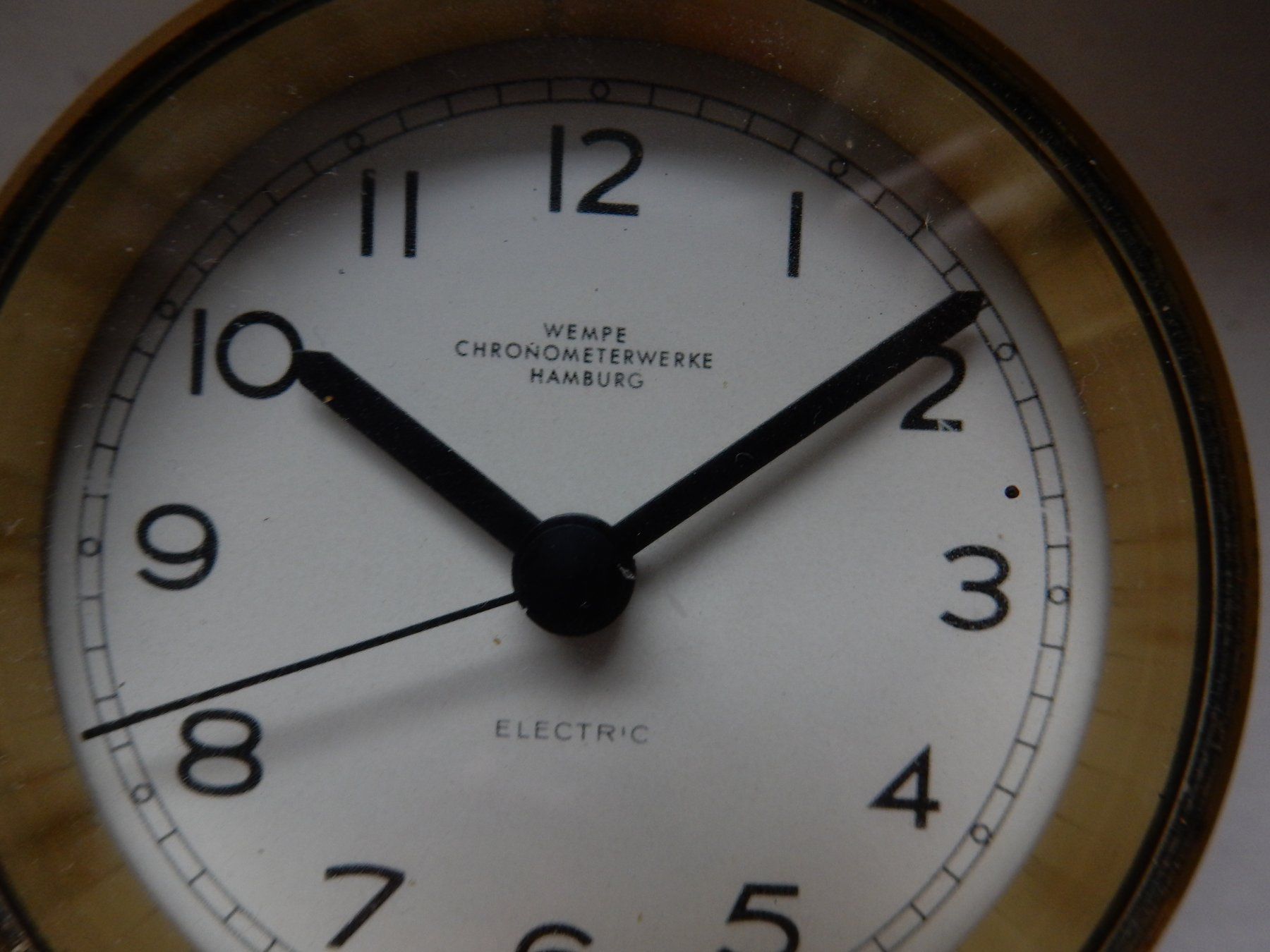 Orologi: Wempe Schiffschronometer Uhr Messing Elektrowanduhr Vintage – Usato da Jona venduto da simongarden 5