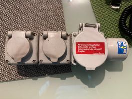 3er Steckerleiste mit FI Schutz robust Armee? T13