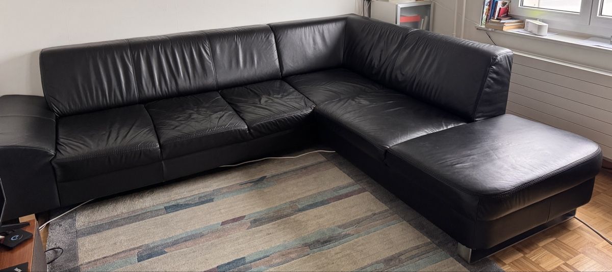 Divani: Grosse Echtleder Sofa 250X220cm – Usato da Zürich venduto da tomakomai 1