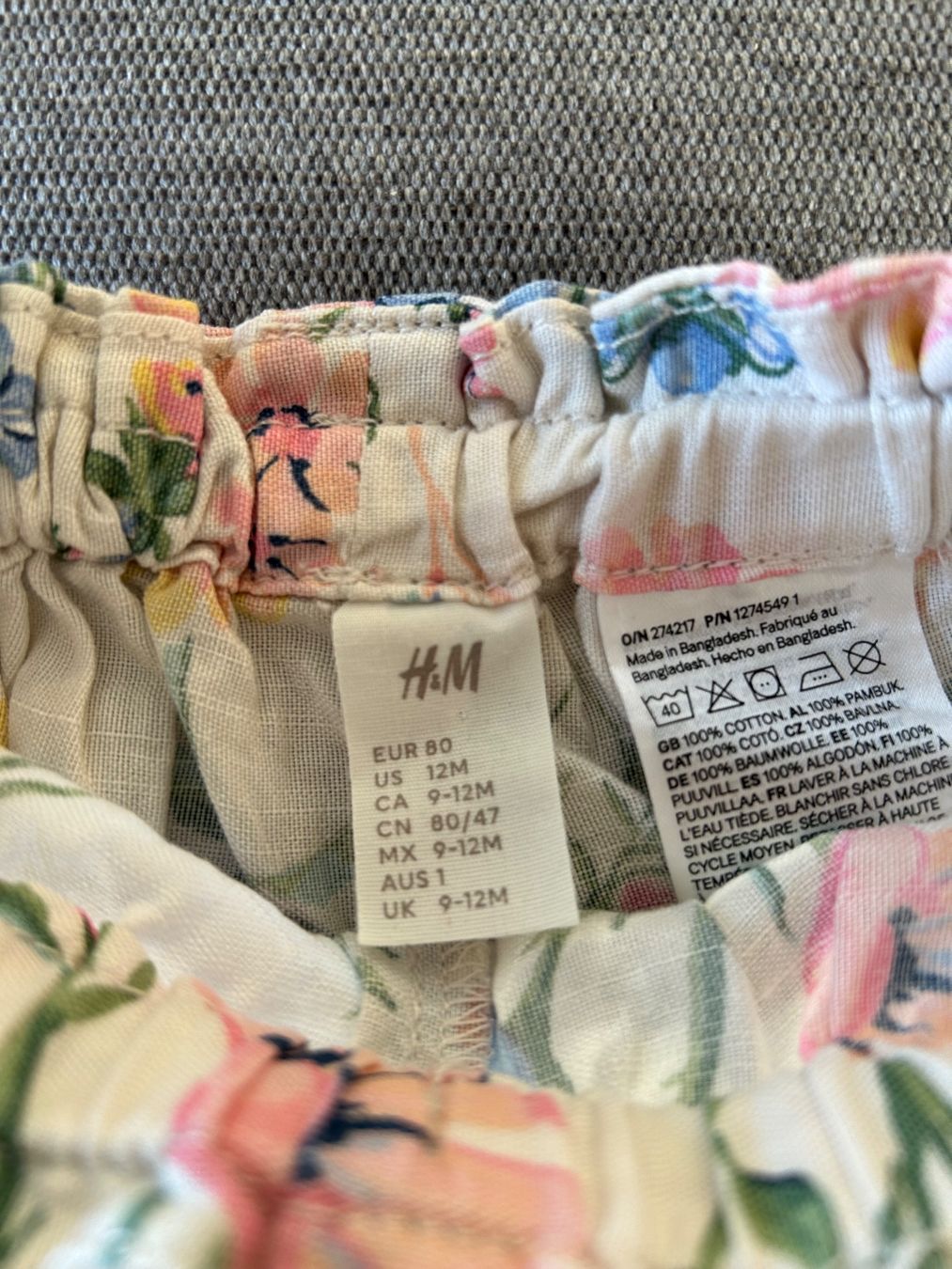 H&M Pantaloni: Shorts Baby | H&M | Gr. 80 – Usato da Zürich venduto da Hermia 3