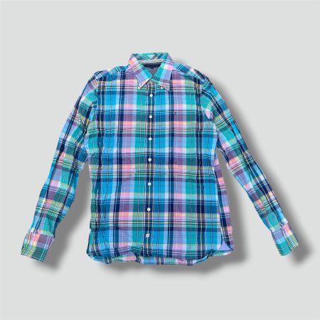 Tommy Hilfiger vintage colorful shirt chemise hemd