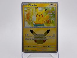 30 Jahre - Pikachu  (30C 25) - DE