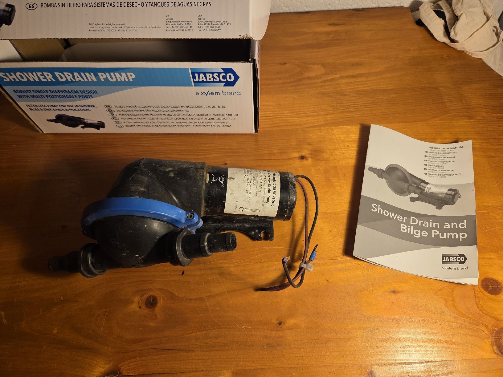 Pompe & Parti di ricambio: pompe eau grise 12V Jabsco Model 50889-1000 – Difettoso da Bourguillon venduto da Ramdam92 2