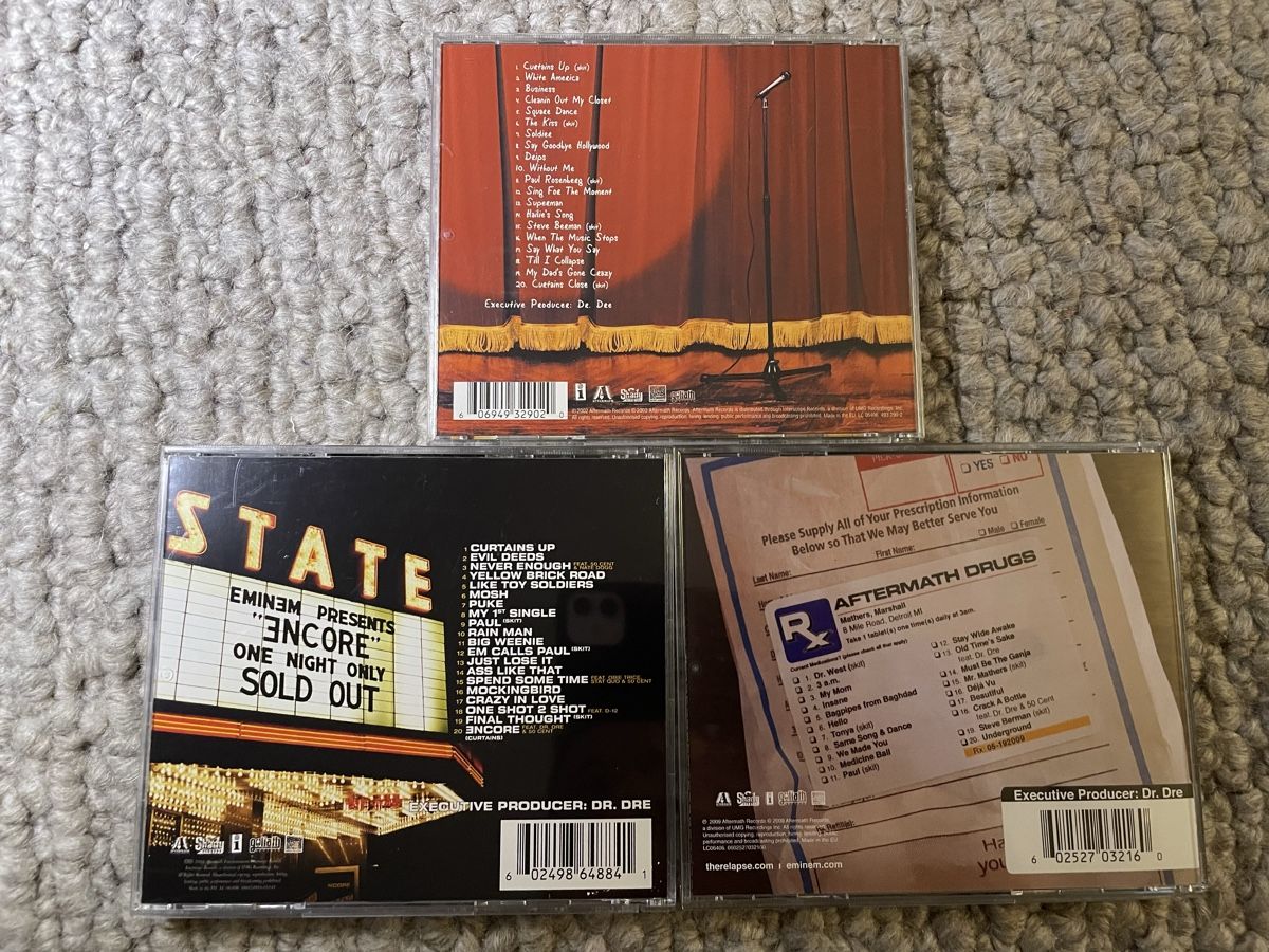CDs: 3x Eminem  – Gebraucht aus Reinach AG von trigger7811 2