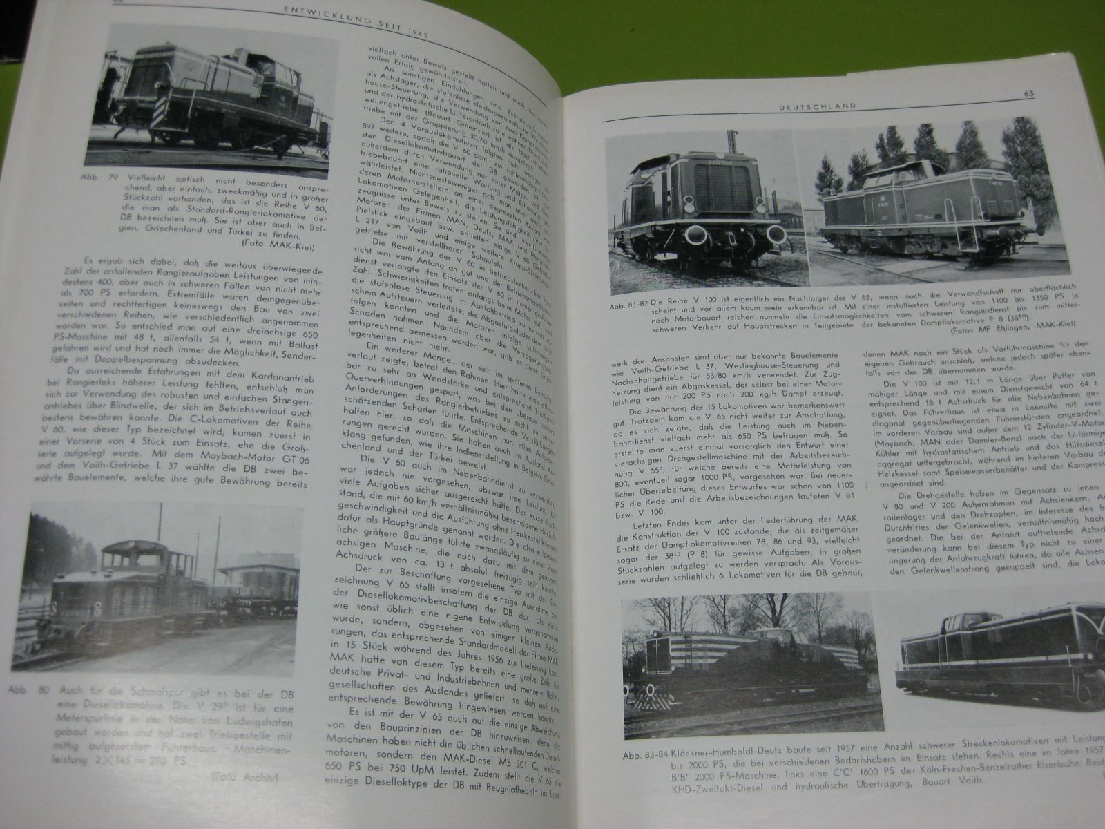 Bücher: Buch: 50 Jahre Diesellokomotiven – Gebraucht aus Malters von Marosko 4