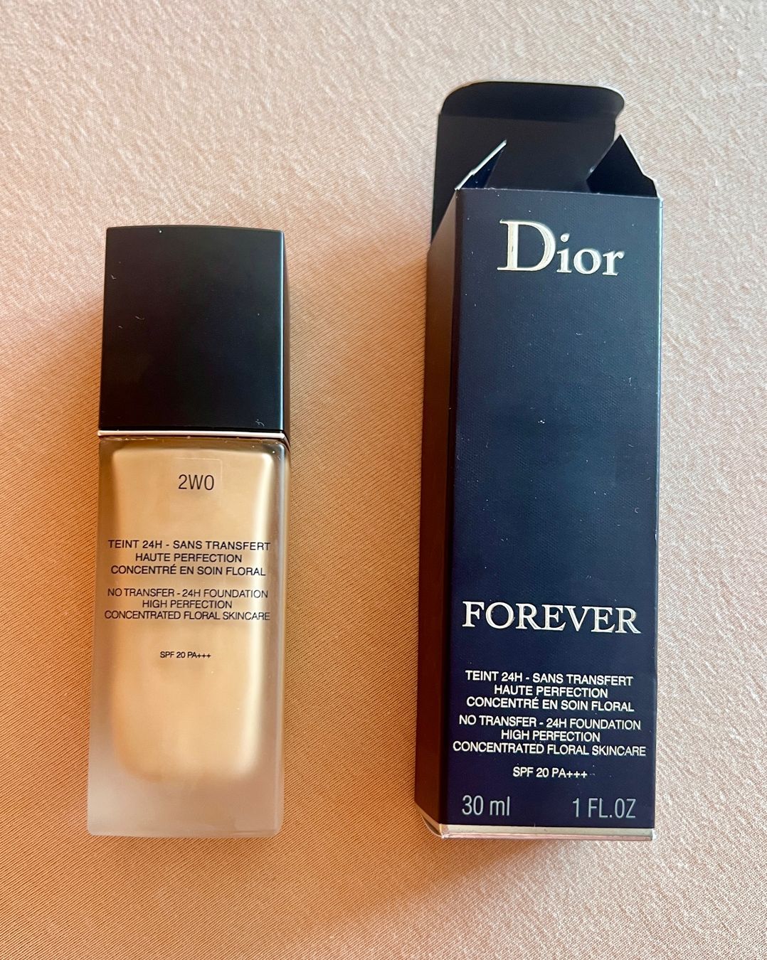 Dior Make-up: Dior Forever foundation (2WO: Warm Olive) 30 ml – Nuovo e nell'imballaggio originale da Meilen venduto da Texas1957 1