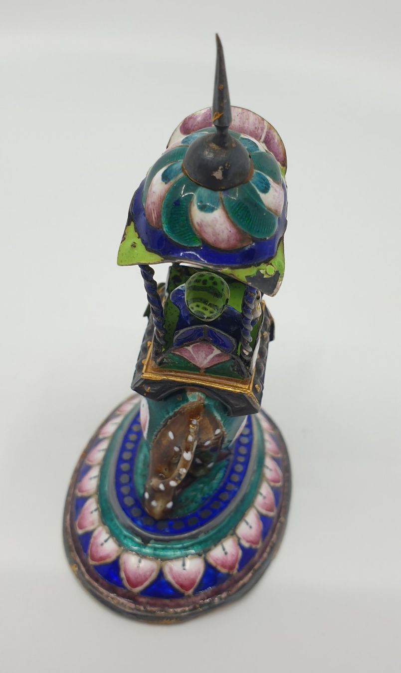Statuette: Emaillierte Figur Cloisonné Asien, Indien ? – Usato da Emmen venduto da magelan 3