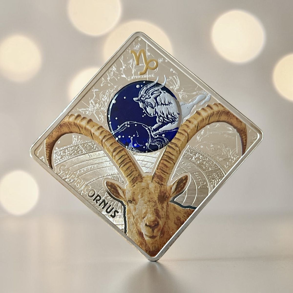 Metalli preziosi: Silberbarren Sternzeichen Steinbock  – Nuovo e nell'imballaggio originale da Winterthur venduto da Numismatica-Vitu