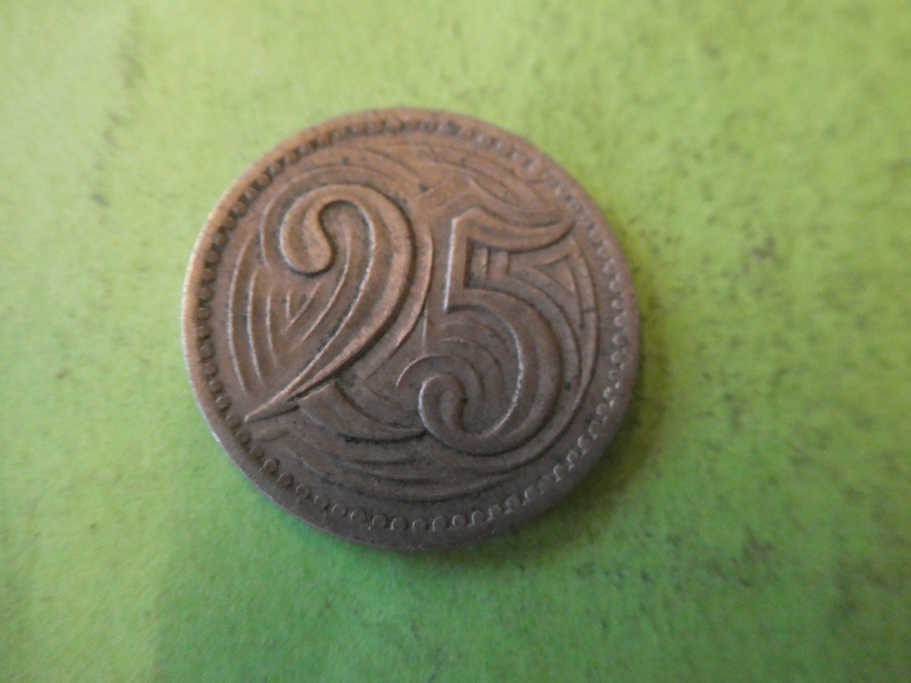 Toutes les monnaies: Tschechoslowakei 1933, 25 Heller – D'occasion à Hinterforst par Rohusri 1