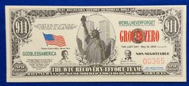 **Gedenk Dollar 9/11 Ground Zero limitierte Auflage 2002**
