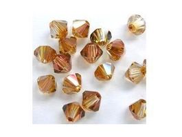 Perlen Swarovski, 4mm, Crystal Copper