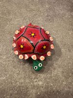 Deko-Schildkröte, Handbemalt, Glücksbringer für Dich!