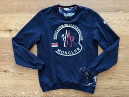 Moncler Logo Sweatshirt Navy Blue Size M