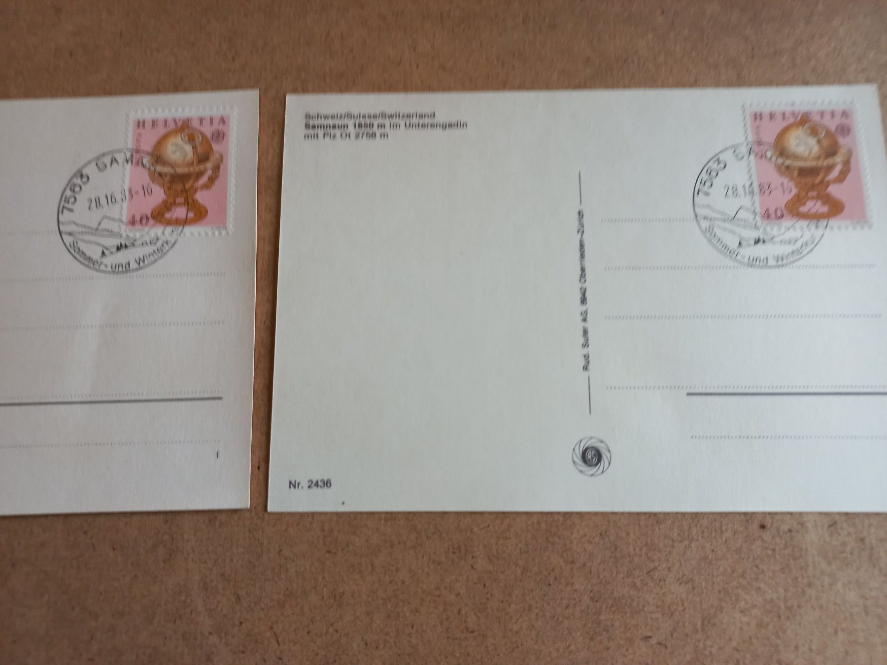 Timbri: Kurioser Stempel von Samnaun – Usato da Brügglen venduto da hokuspokus04