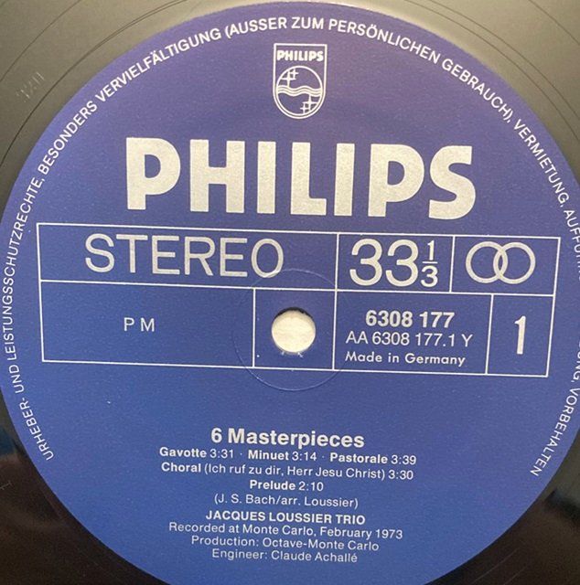 Schallplatten: Bach – 6 Masterpieces (LP) – Gebraucht aus Grüningen von azulamarillo_vinyl 2
