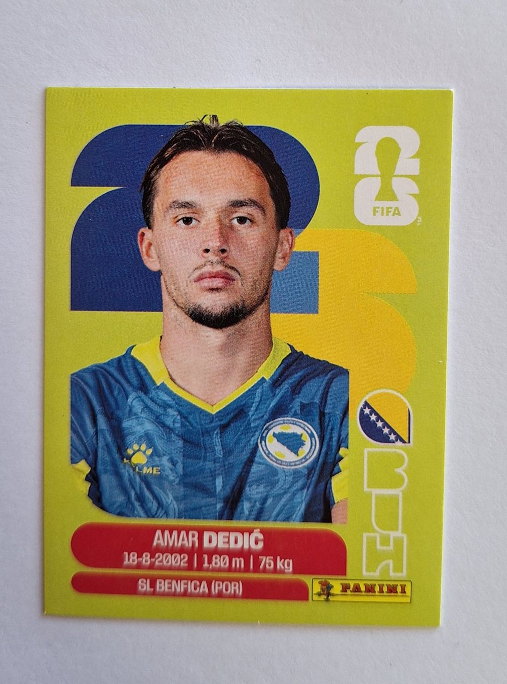 Panini Carte collezionabili: Panini Amar Dedić BIH 3 – Nuovo (secondo la descrizione) da Romanens venduto da Crocette