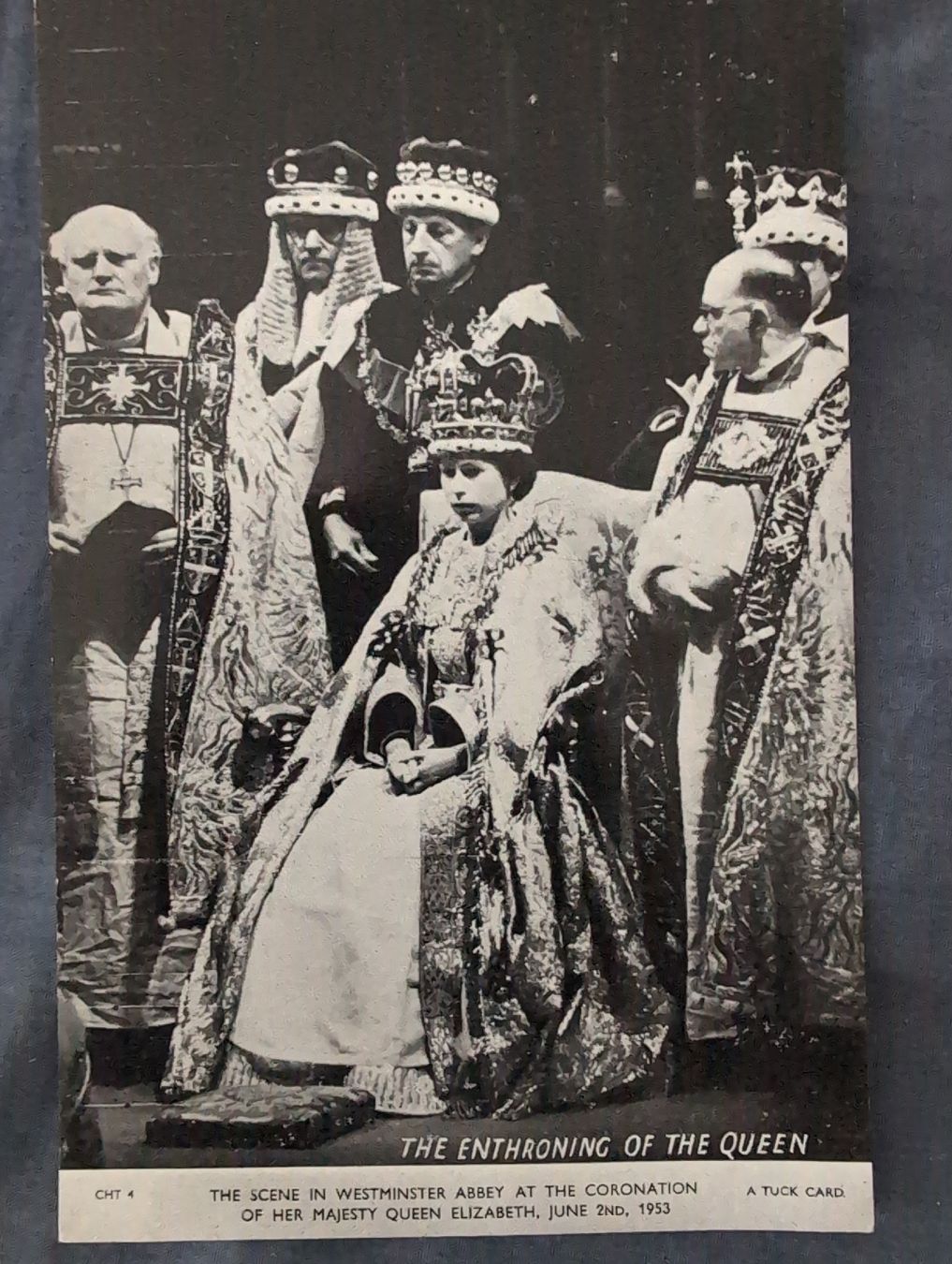 Ansichtskarten: Queen Elizabeth II - Seltene Postkarten - Set 1953! – Gebraucht aus Aeugst am Albis von Andyw 1