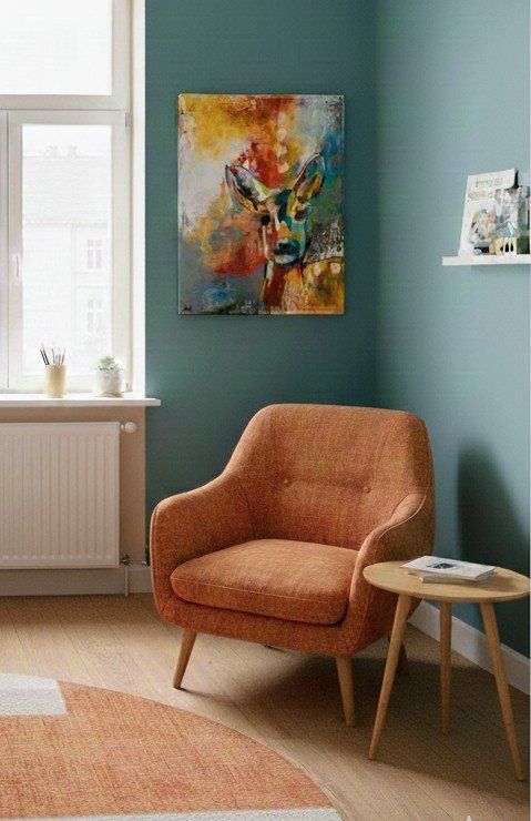 Dipinti: Acryl auf Leinwand "Reh" – Nuovo e nell'imballaggio originale da Lachen SZ venduto da Chonta
