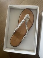 NEU by Chloe Pantolette, Kalbsleder, weiß, Gr 40, NP 698CHF