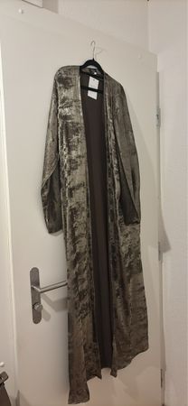 Kimono long brillant doré état neuf taille M