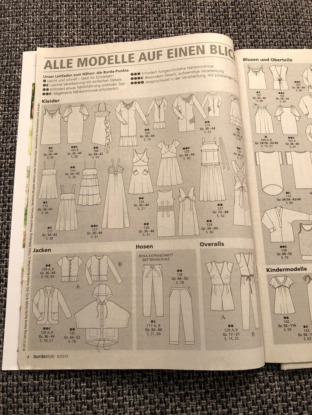 Riviste & Magazine: burda style 5/2013 – Nuovo e nell'imballaggio originale da Langnau am Albis venduto da snla_scc9 2