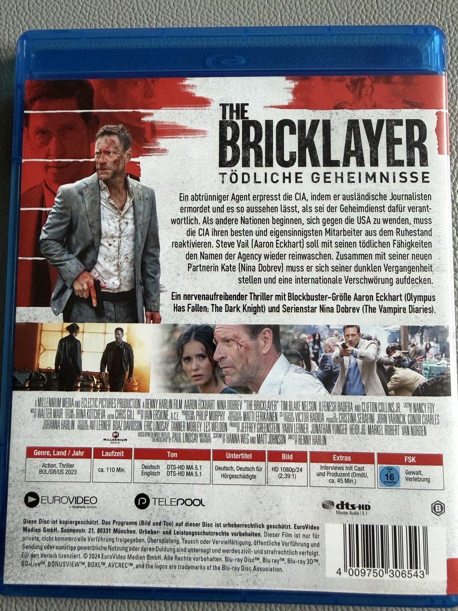 Tutti i DVDs: Blu-ray: The Bricklayer - Tödliche Geheimnisse – Nuovo (secondo la descrizione) da Balgach venduto da Dragoon3 1