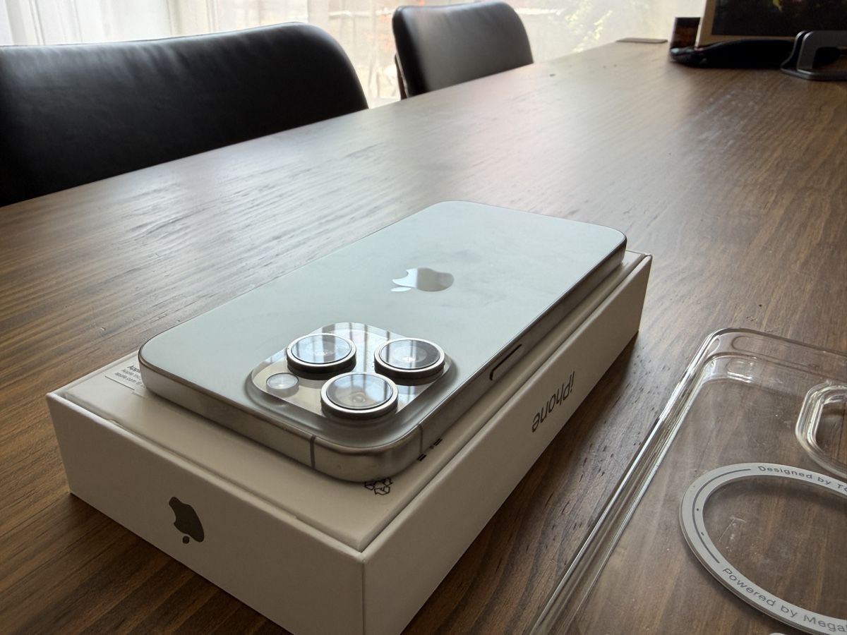 Apple Portables: Iphone 15 Pro Max 256 GB Silber – D'occasion à Zürich par arb_9qhc