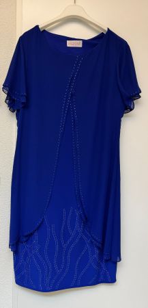 Wunderschönes, elegantes Abendkleid in Königsblau