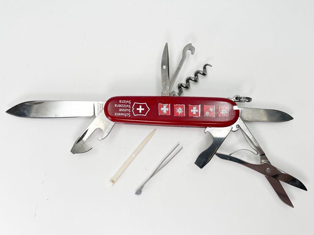 Victorinox Coltelli tascabile: Sackmesser Victorinox, rot, gebraucht – Usato da Häusernmoos venduto da adlerfedern 4