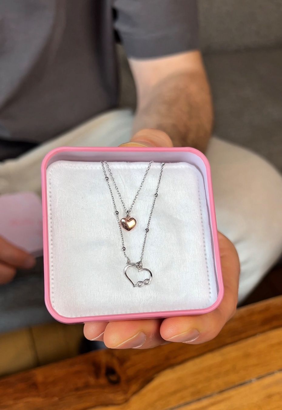Catenine: Rhomberg Collier Silber rosé (neu) – Nuovo e nell'imballaggio originale da Nesslau venduto da chi_w9mw 2